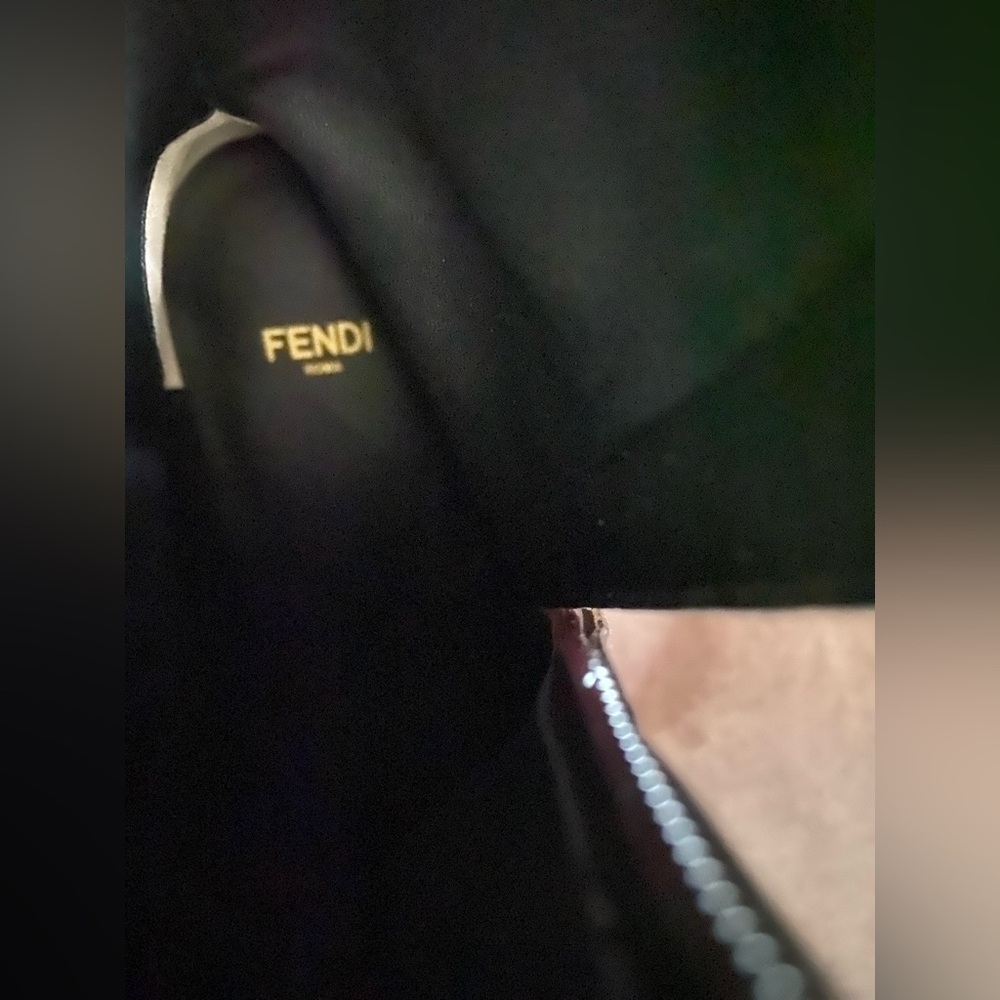 Fendi First Black Ankle Boots with Gold Heel. ⚜️ - Picture 10 of 16